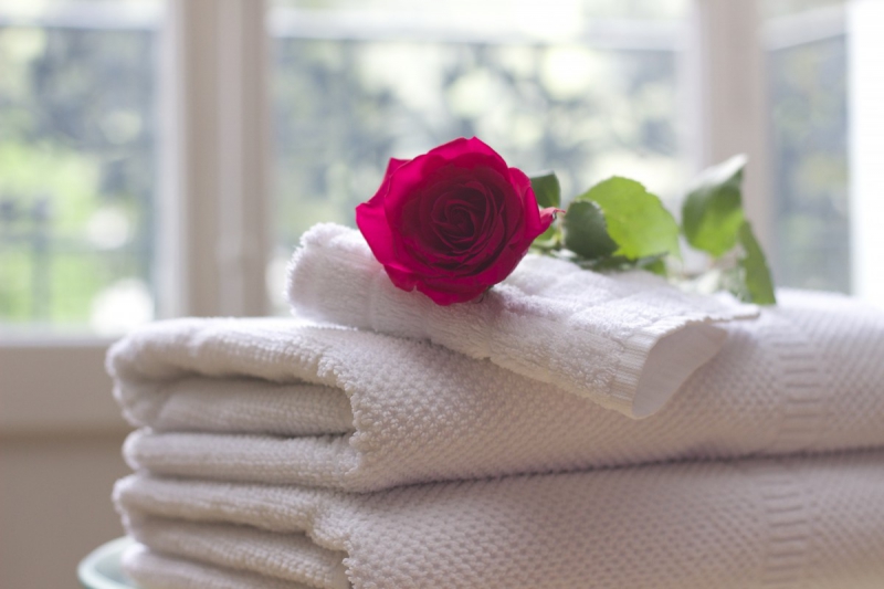 hotel-ROUBION-min_towel_rose_clean_care_salon_spa_white_bath-731641